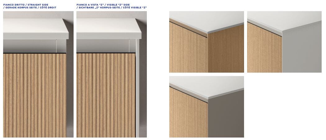 Двойной шкаф для раковины из гидро-масляного шпона ARBLU Dress System ARCH-00102583 - Вид №5