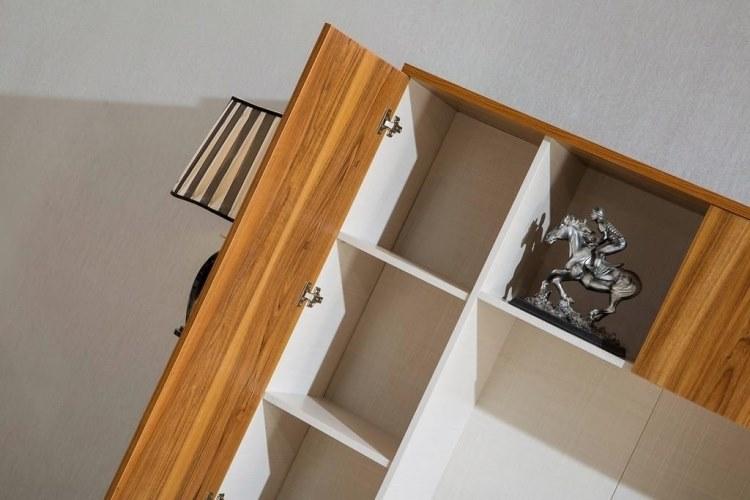 Arrediorg.it® Высокий деревянный офисный блок с распашными дверями Evolutio C408  - Вид №2