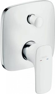 15447400 PuraVida Смеситель для ванны, однорычажный, скрытого монтажа, со встроенной защитной комбинацией согласно EN1717 для iBox universal Hansgrohe