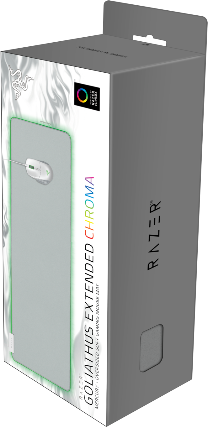 RZ02-02500314-R3M1 goliathus extended chroma - mercury - gaming mouse mat Razer Santreyd  - Вид №2