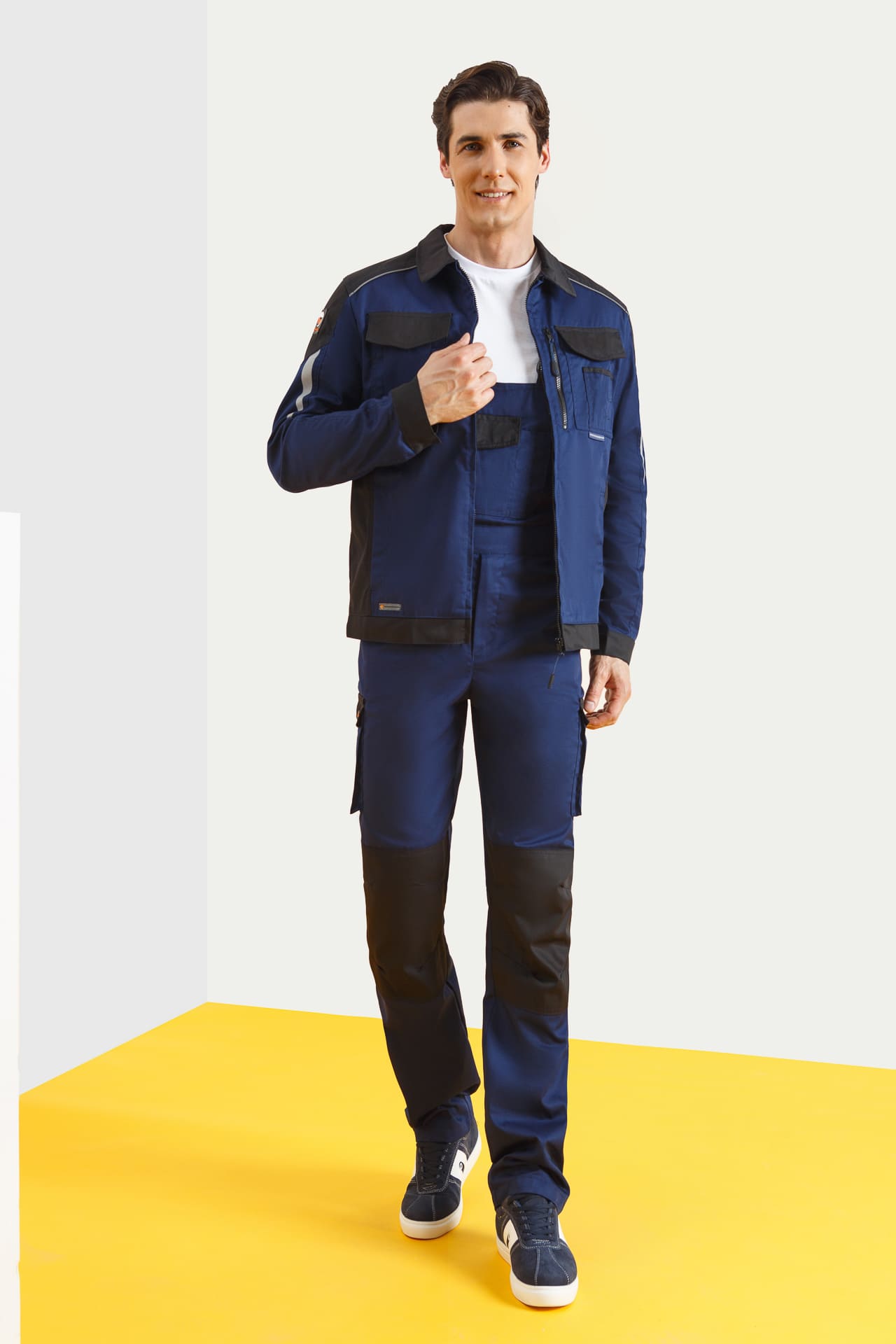 64624 Костюм  NEW 2 темно-синий с черным STATUS  Летняя спецодежда  размер 60-62/170-176  - Вид №9