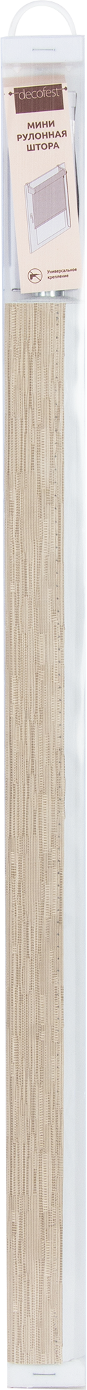 Santreyd Рулонная штора блэкаут Эко бежевая 60x160 см с затемнением 82023921 STLM-0017818 - Вид №4