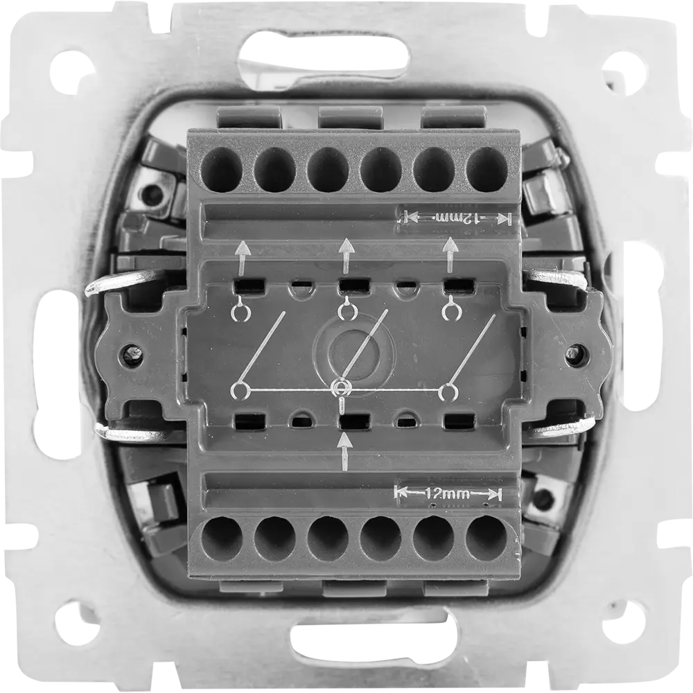 Выключатель встраиваемый Werkel 3 клавиши, цвет серебряный Встраиваемые механизмы STLM-2186802 - Вид №4