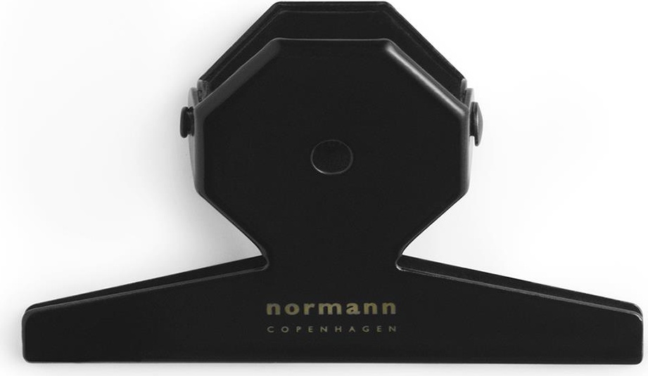 001129 Зажим для бумаги черный Normann Copenhagen 