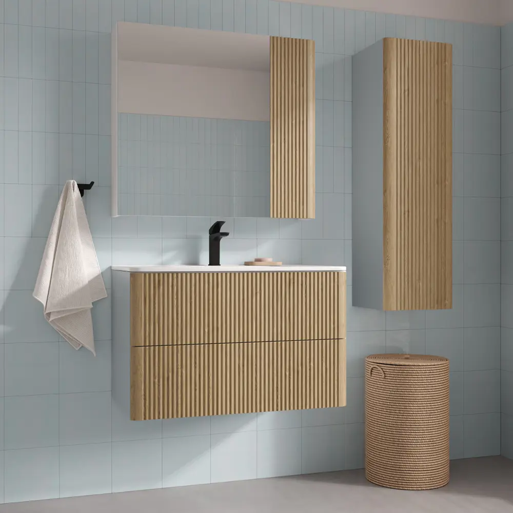 Корпус тумбы подвесной Iddis Lahta LAH80G0i95 50x78.4x43.3 см цвет серый STLM-2003638 - Вид №6