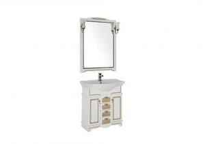 Мебель для ванной Aquanet Луис 80 белый/золото