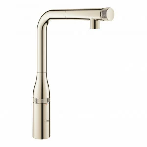 Смеситель для кухни GROHE Essence SmartControl с выдвижным L-образным изливом, никель, глянец (31615BE0)