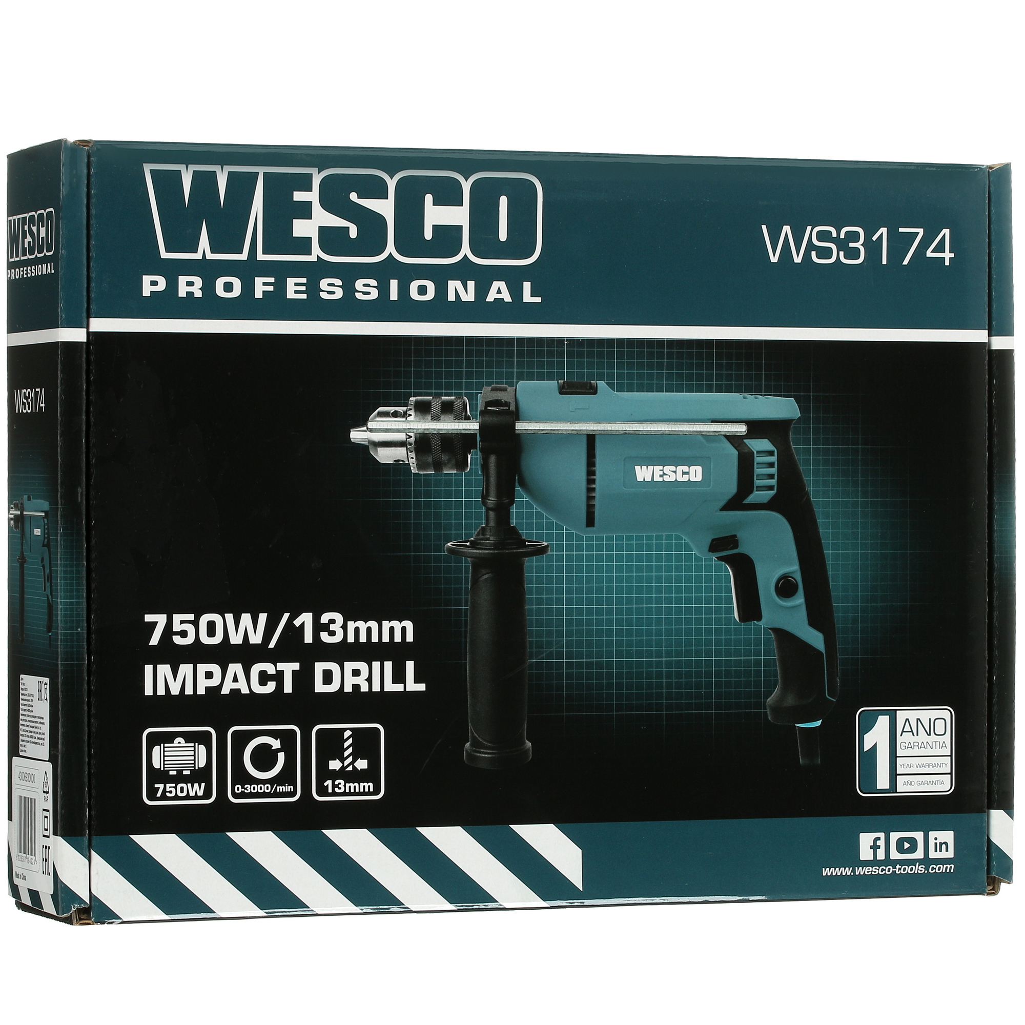 Дрель  Wesco WS3174 5094316 STDN-0099422 - Вид №7