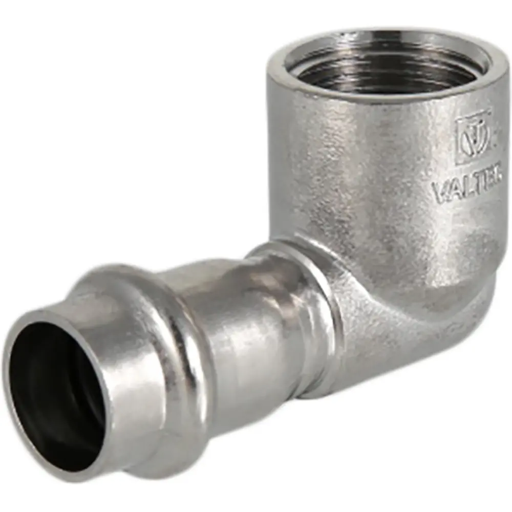 Угол комбинированный 90° Valtec 1/2"x22 мм ВР нержавеющая сталь STLM-2014425 - Вид №2