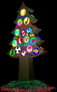 Mirabili Светящаяся скульптура из листового металла Luminapolis