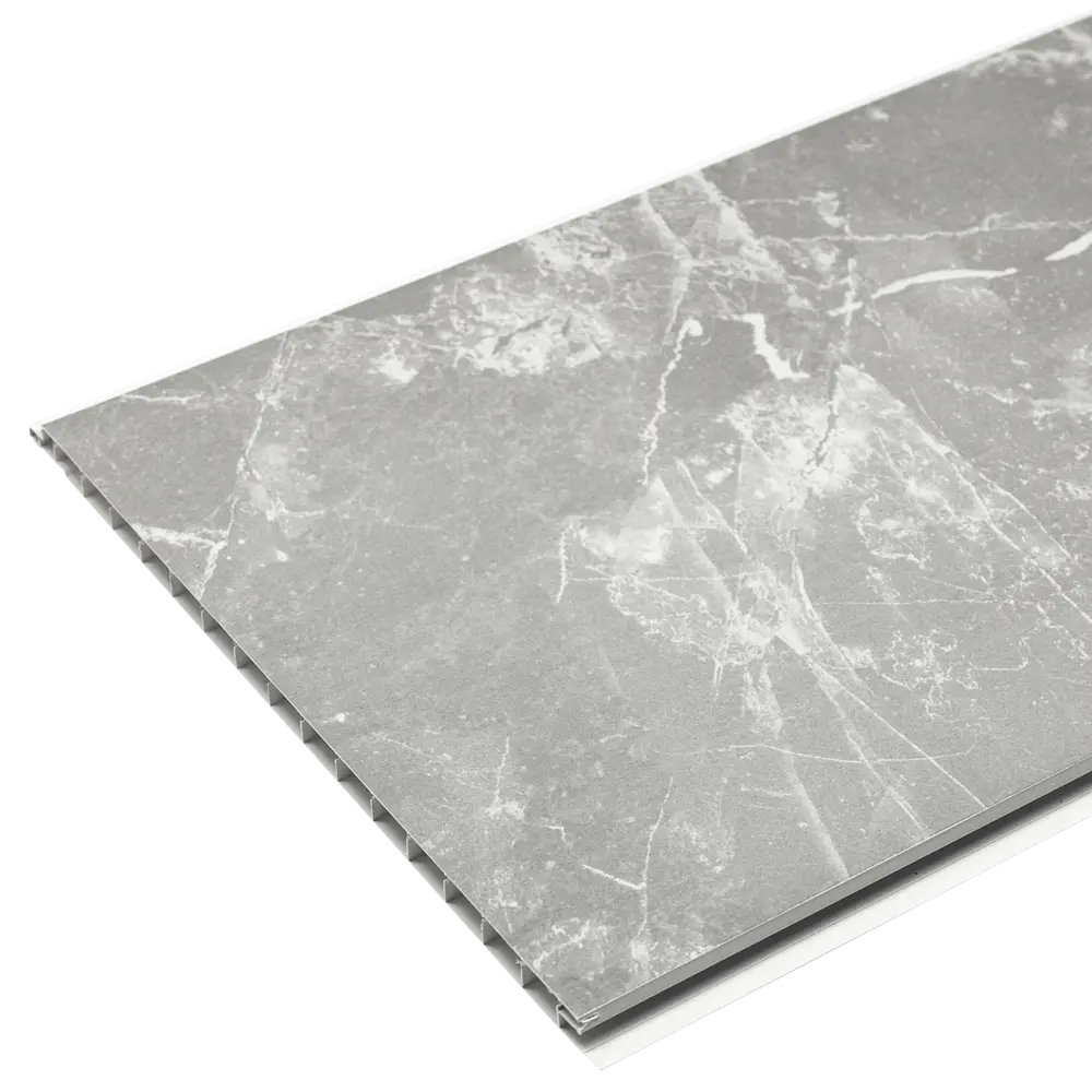 Панель ПВХ KREAFORTA Одри серый 1200x250x10 мм 1.2 м² (4 шт.) STLM-2015827 - Вид №4