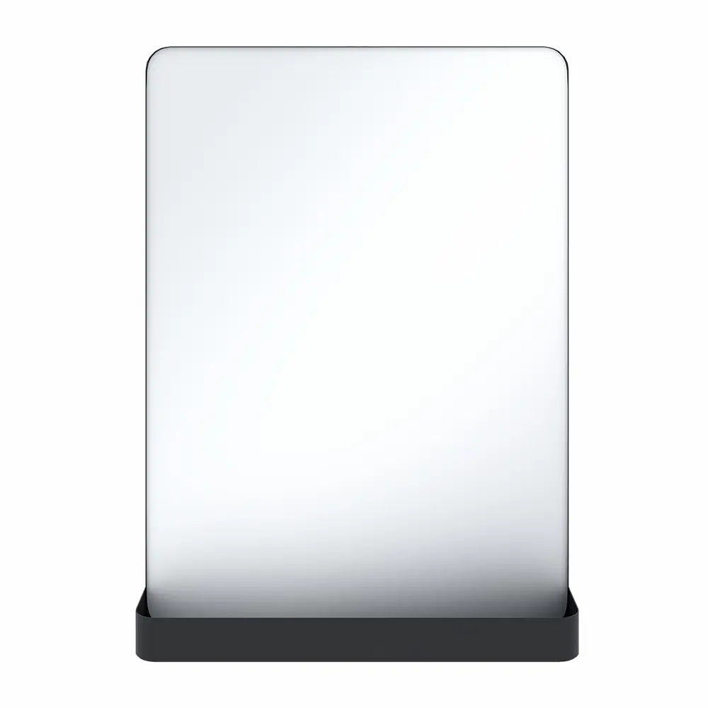 Зеркало для ванной KONSENSA Бруклин с полкой 50x70 см цвет черный STLM-2060845