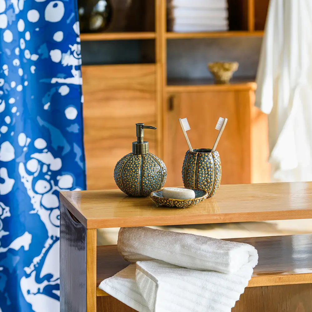 Мыльница Mare керамика цвет голубой-коричневый Santreyd STLM-2064228 - Вид №8