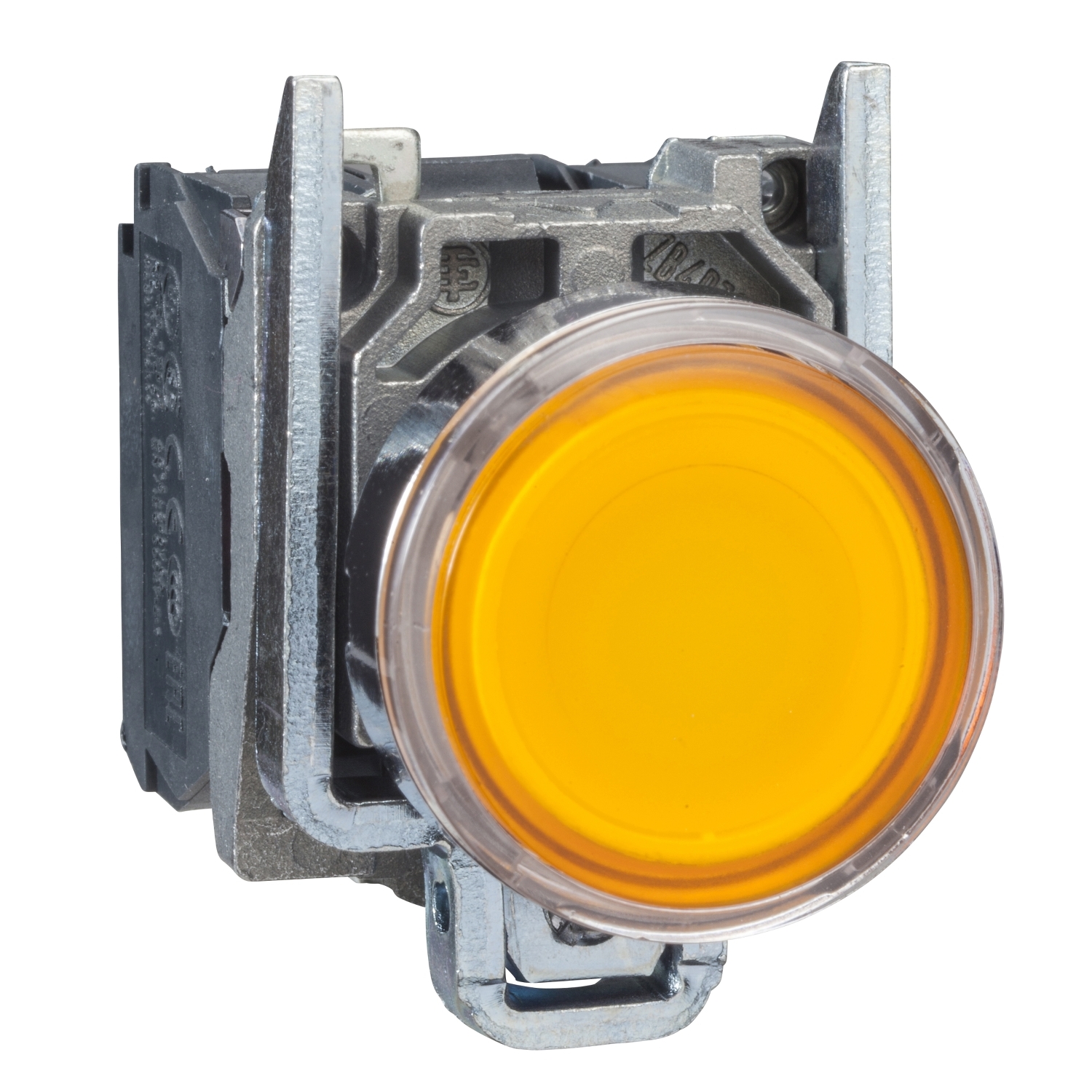 XB4BW35B5 Кнопка Harmony 22 мм, 24В, IP66, Оранжевый Schneider Electric Кнопки и лампочки 