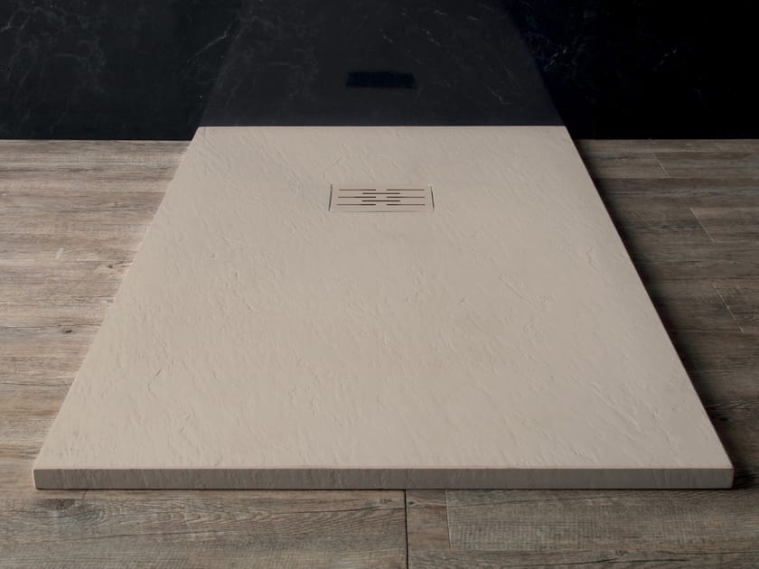 Прямоугольный нескользящий поддон для душа с антибактериальной обработкой Kinedo Natural Stone Matt ARCH-00072572