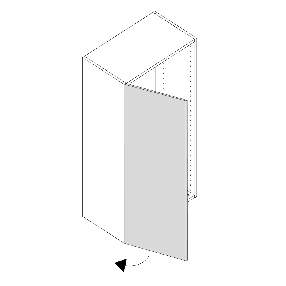 Фасад для кухонного шкафа Реш 59.7x102.1 см Delinia ID МДФ цвет белый STLM-2189477 - Вид №14