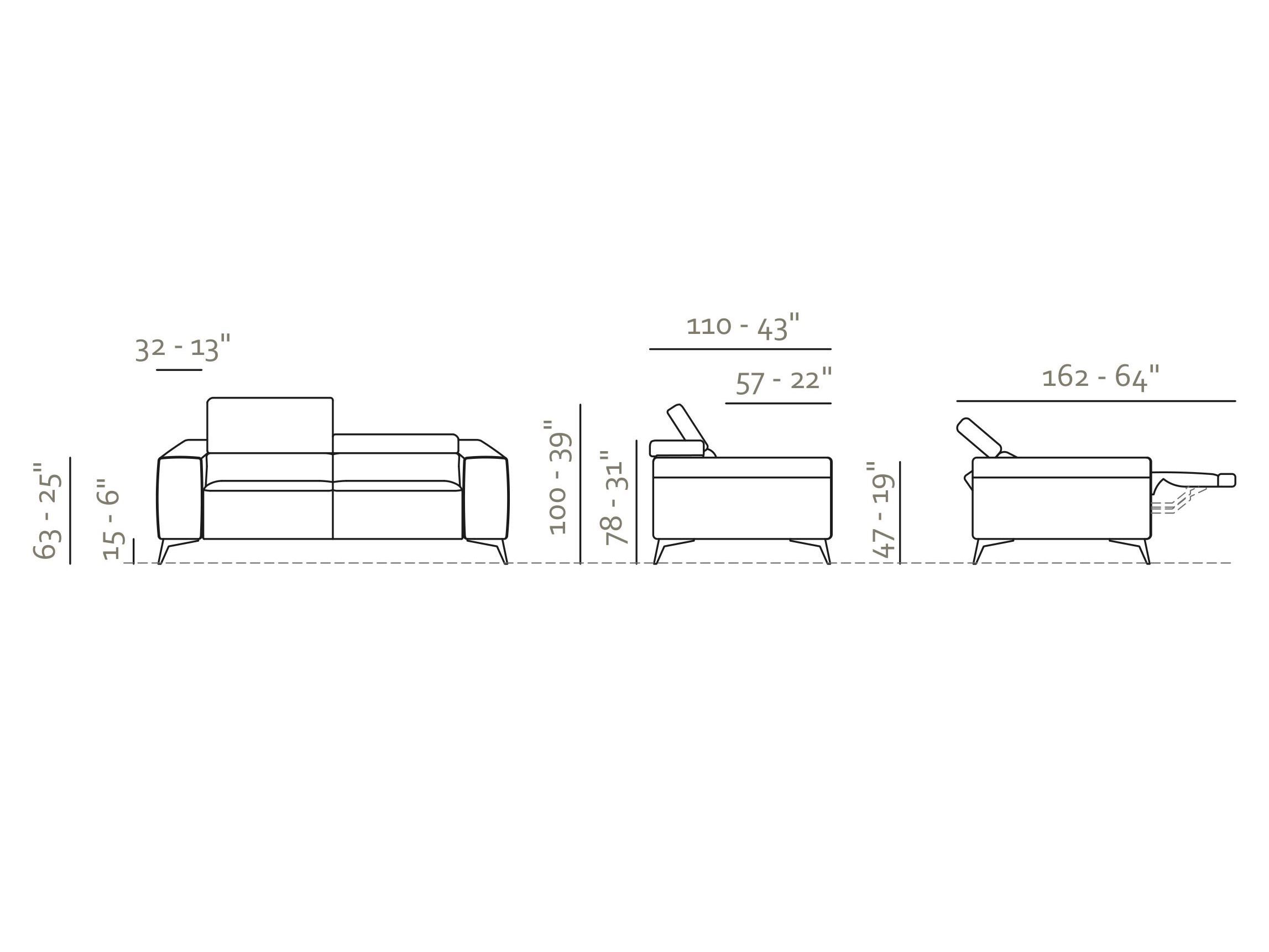 Модульный тканевый диван Max Divani REV ARCH-00069731 - Вид №8