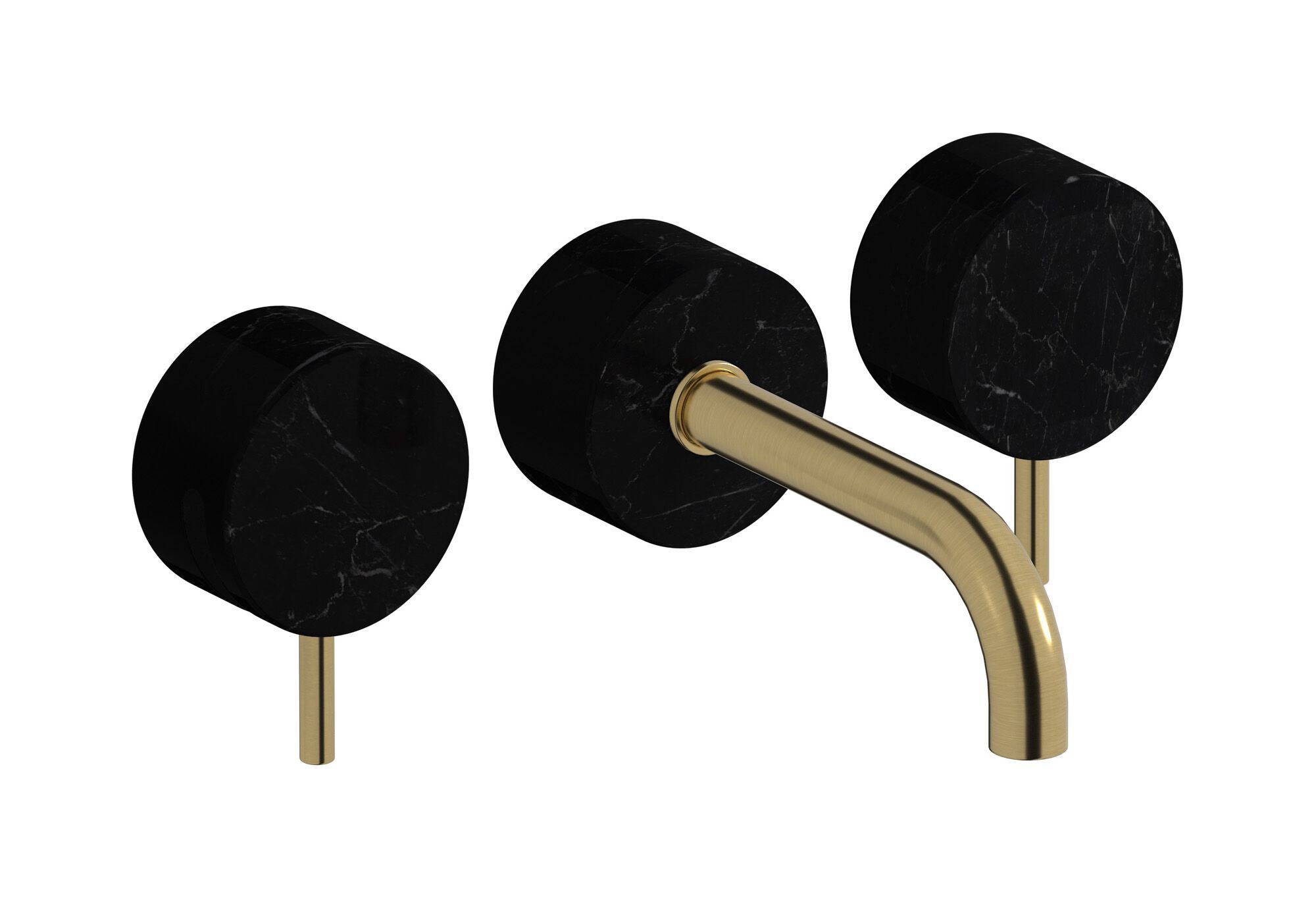 Мраморный настенный смеситель для раковины с 3 отверстиями IB мрамор + мрамор Elle ARCH-00021164 - Вид №8