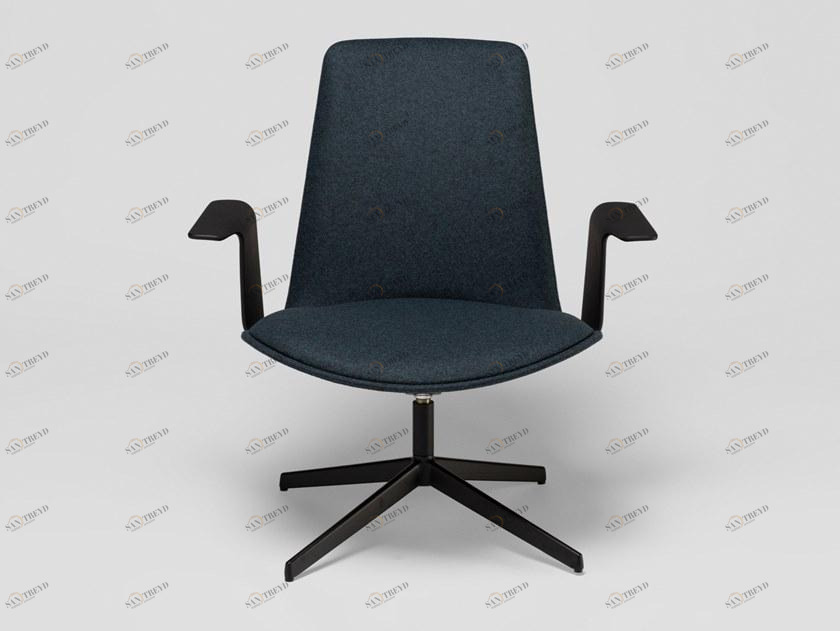 ENEA Кресло из ткани с 4 спицами и подлокотниками Lottus lounge sun-id-1427539