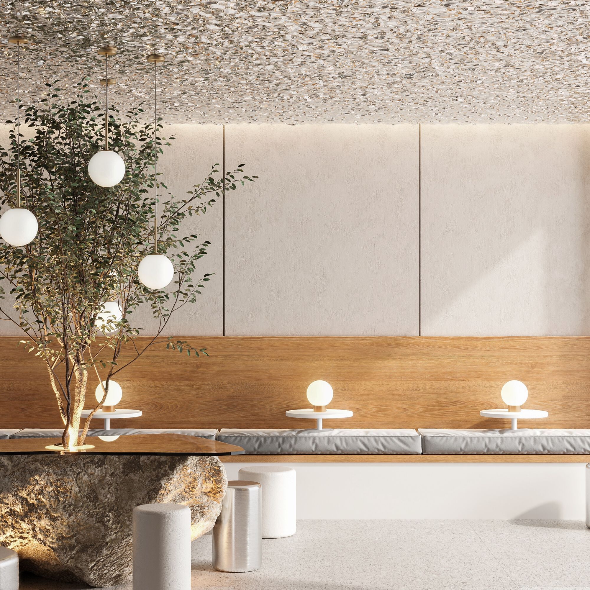 Стеклянная настольная лампа Maytoni Basic form ARCH-00067003 - Вид №2