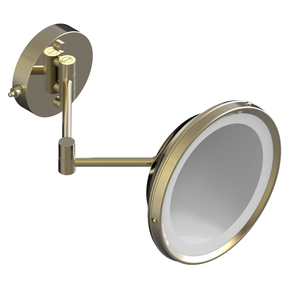 G00-669R Shaving mirror with light with round base Thg-paris прочие артикулы THG Бронза G00-669R CAT.D