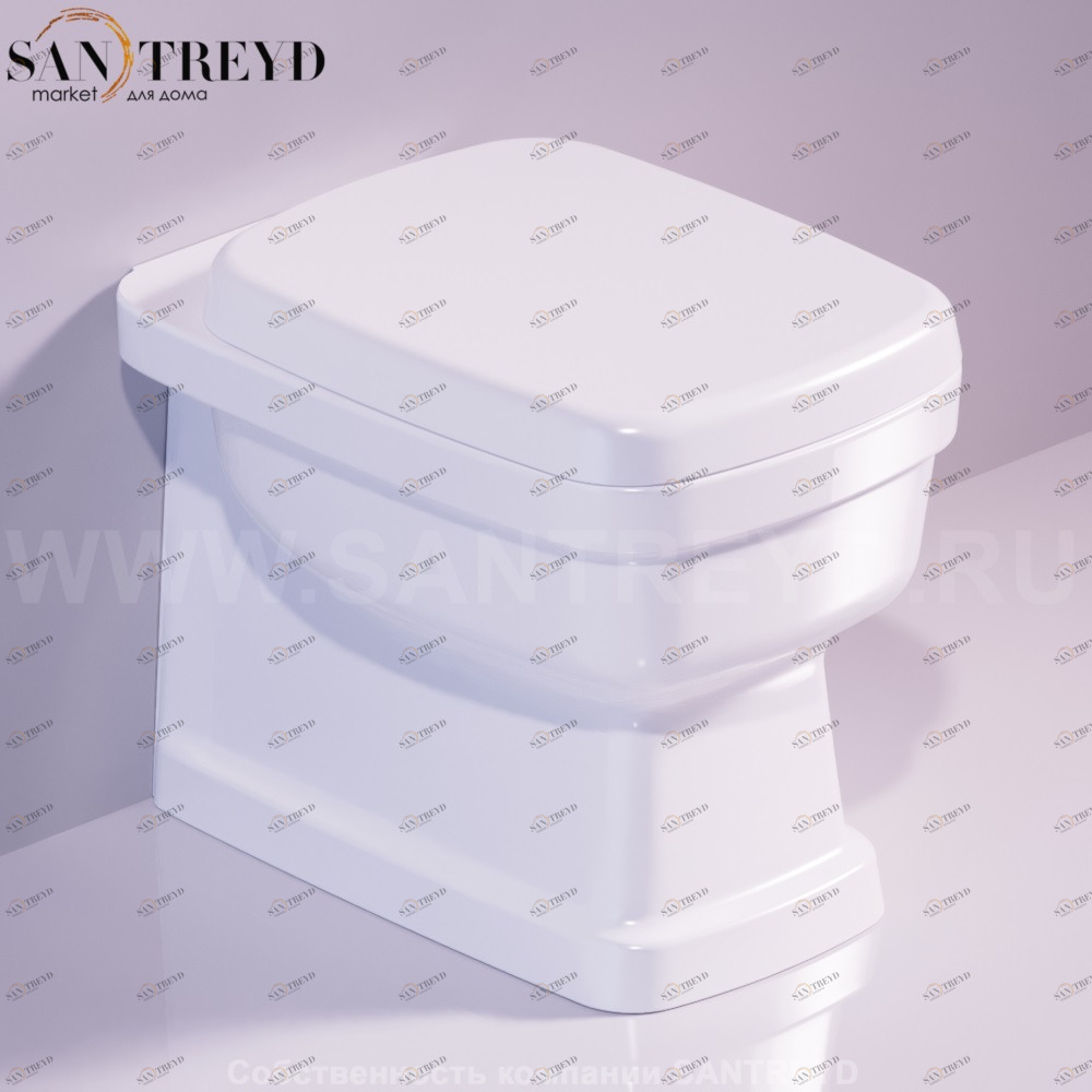 EVO01BIANCO Приставной унитаз напольный Белый Simas Evolution Италия