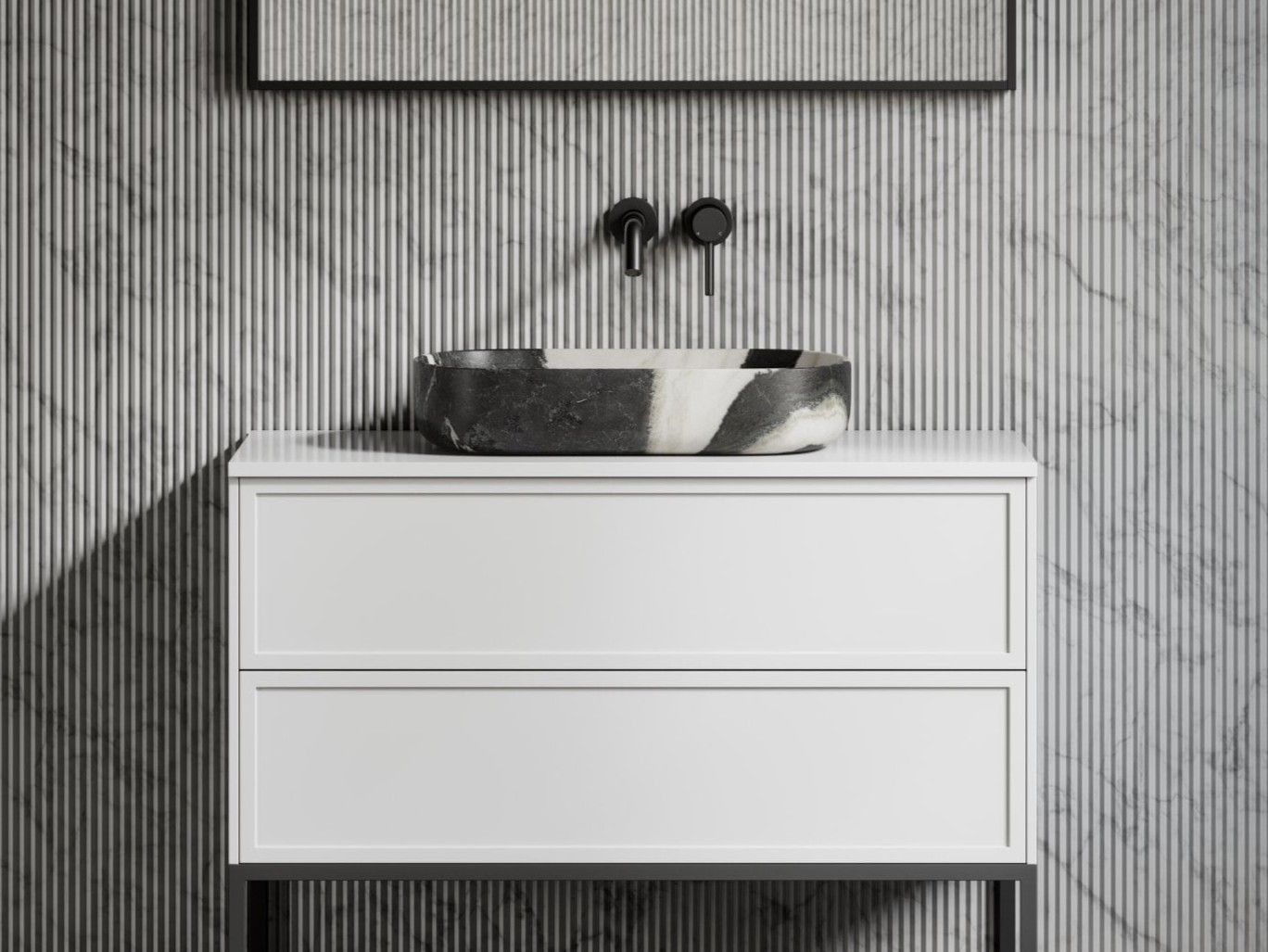 Овальная столешница из мрамора Panda LUSSO Designo ARCH-00093319