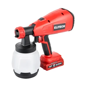Краскопульт аккумуляторный Elitech КА 20-26П, 20 В Li-ion 2 Ач, 0.7 л/мин