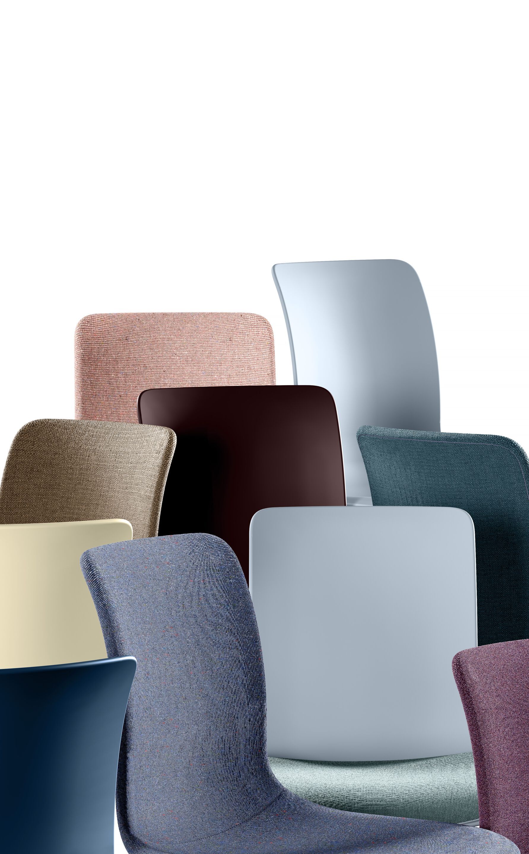 4-спицевое тканевое офисное кресло с колесами IBEBI Nume ARCH-00008552 - Вид №1