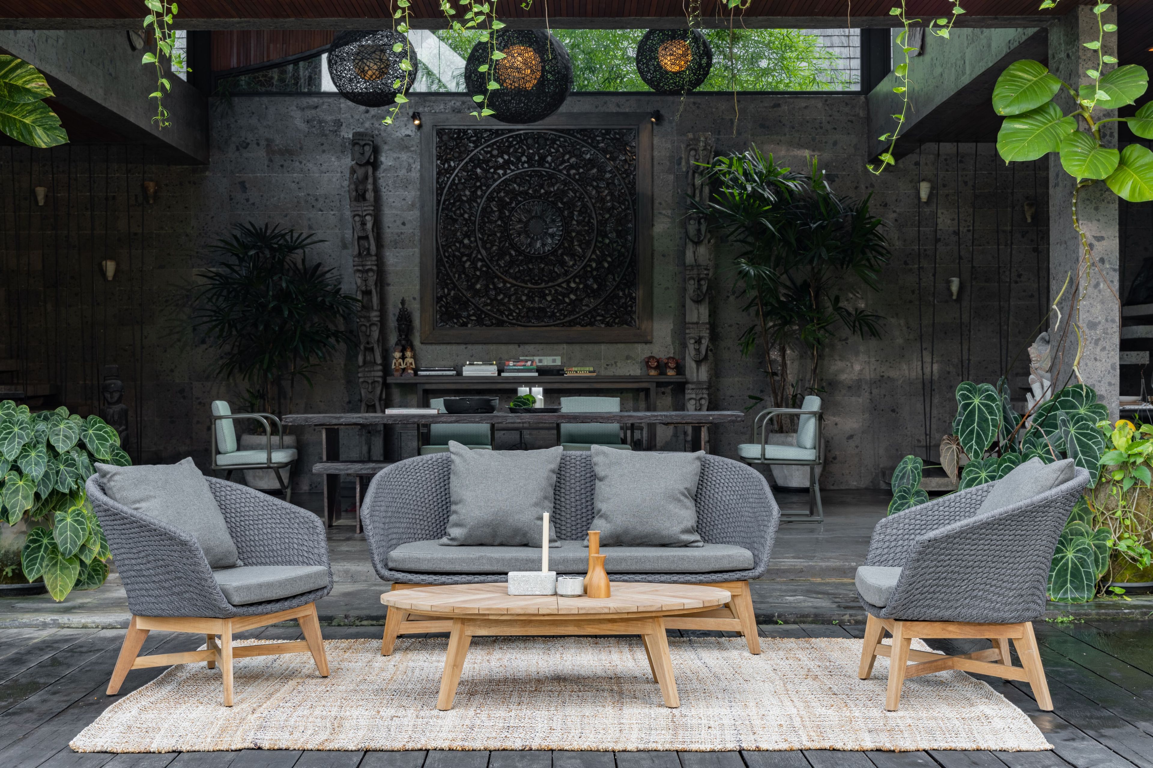 Тканевое садовое кресло с подлокотниками cbdesign Флориан ARCH-00035652 - Вид №1