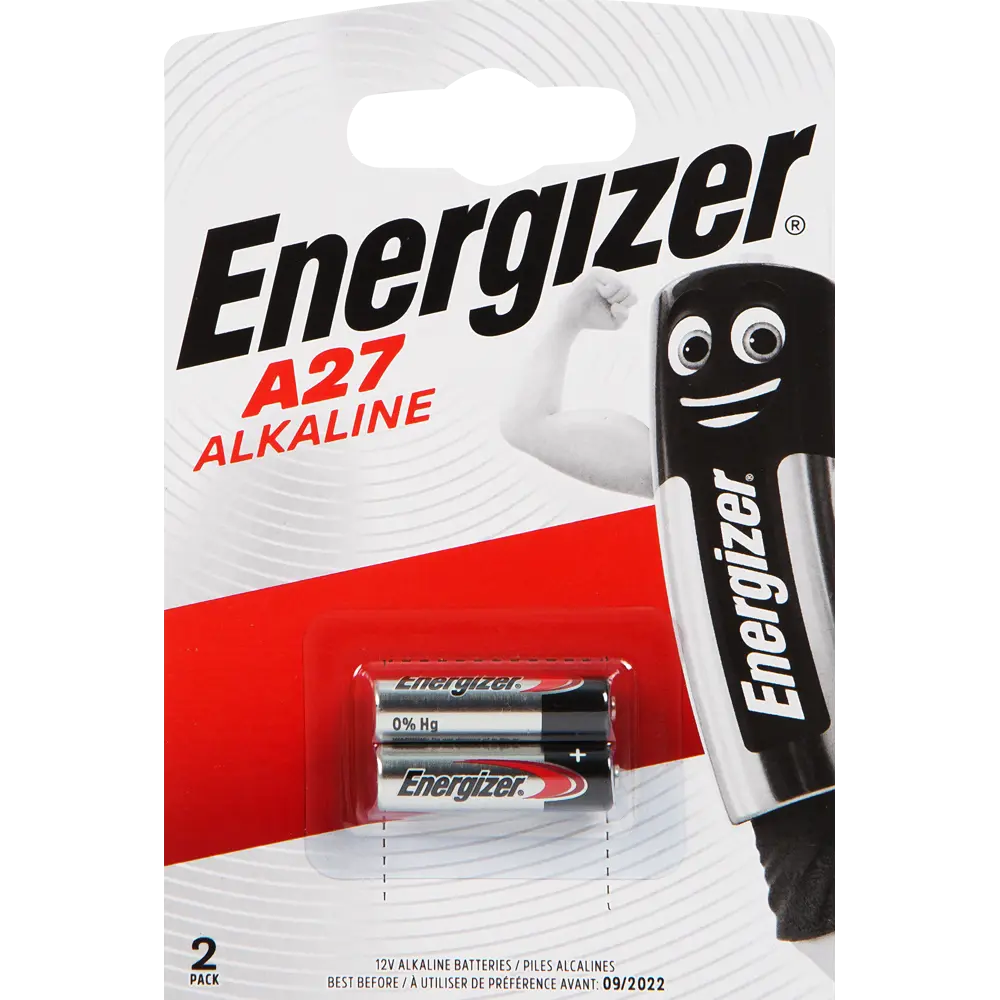 Батарейка Energizer A27 алкалиновая 2 шт STLM-2051658