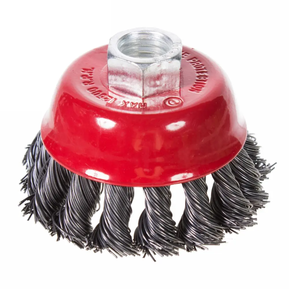 Щетка для УШМ из крученой проволоки Matrix 74620 65 мм STLM-2161650