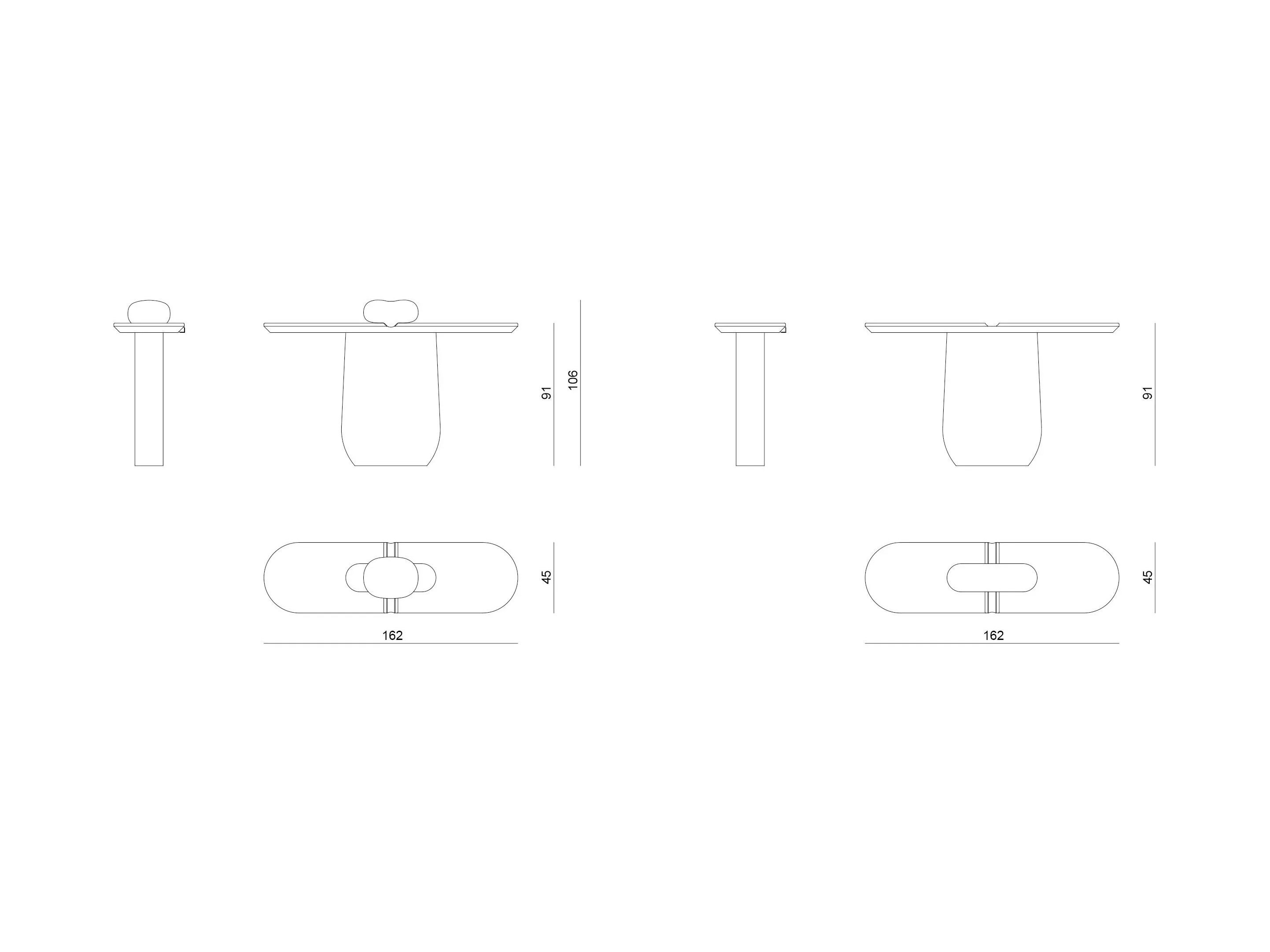 Овальная консоль Visionnaire Nomad ARCH-00103975 - Вид №6