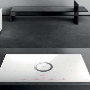 NIKOLATESLA SWITCH WH/A/83-PRF0146216A Индукционные варочные панели / индукционная, .nikolatesla.панель+вытяжка, стеклокерамика, индукционная, 83см, сенсорное управление , pot detector, bridge zones, power limitation , 1200м3, отвод воздуха, белый Elica