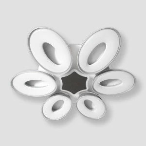 Потолочная светодиодная люстра Ambrella light Orbital Granule FG1022/6+1 WH 144W+80W D1000 AMBRELLA LIGHT ДИЗАЙНЕРСКИЕ, ORBITAL GRANULE 220098 Белый