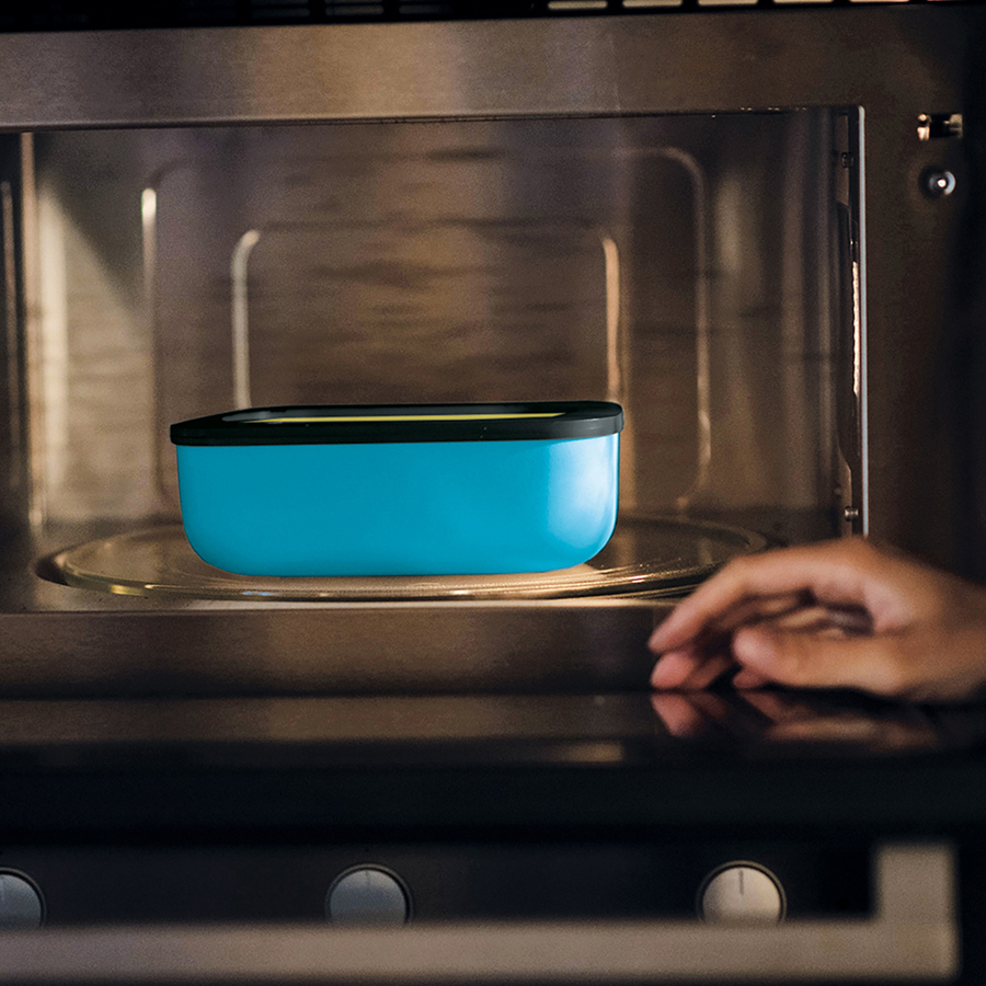 171100165 Ланч-бокc on the go, 900 мл, желтый-синий Guzzini  - Вид №2