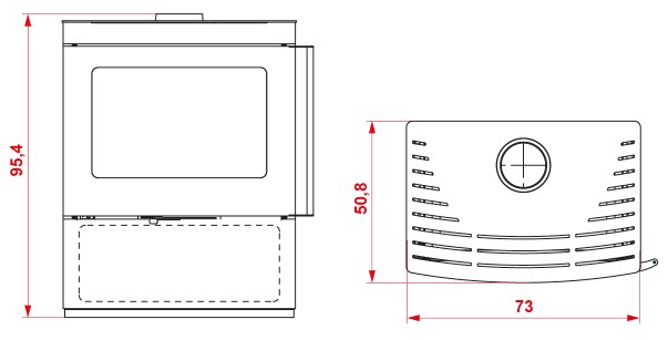 PALAZZETTI Дровяная печь из стали класса а Nicole sun-id-1477315 - Вид №3