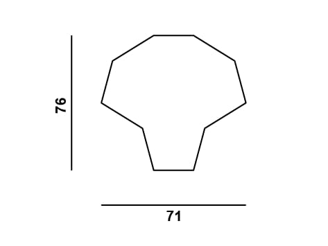 Переработанная стеклянная мозаика BROKISGLASS M.5. DROPS ARCH-00026486 - Вид №6