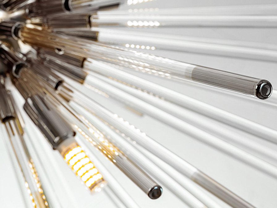 084424 Подвесной светильник 9L хром Schuller Evasion - Вид №3