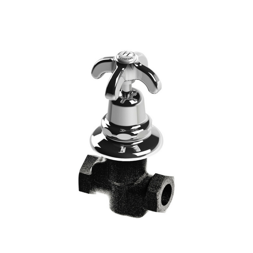 TCSH19209154C Скрытый запорный клапан 1/2 ″, холодный Thomas Crapper  - Вид №1