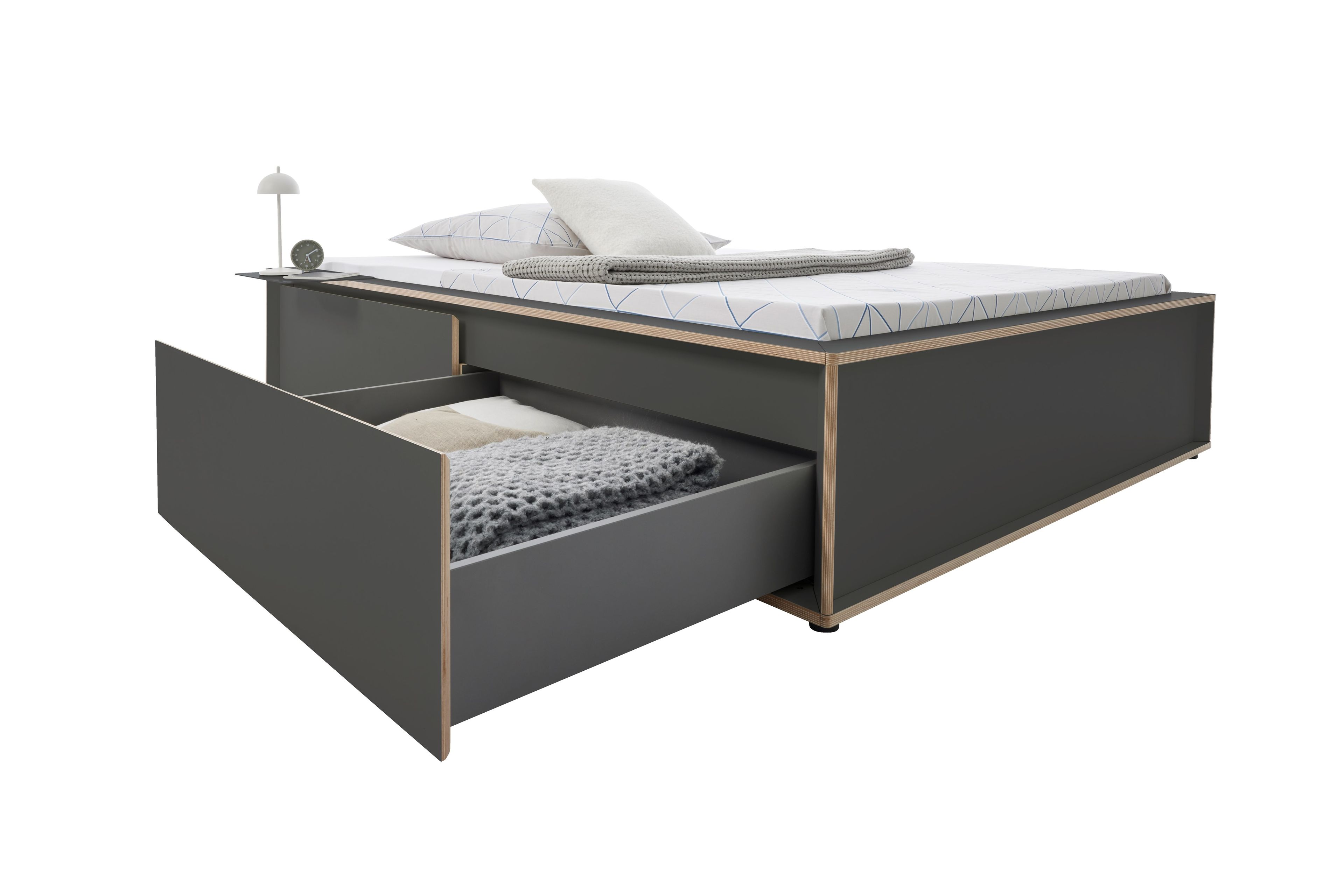 Односпальная кровать для хранения в фанере Müller Small Living SPAZE ARCH-00083318 - Вид №20