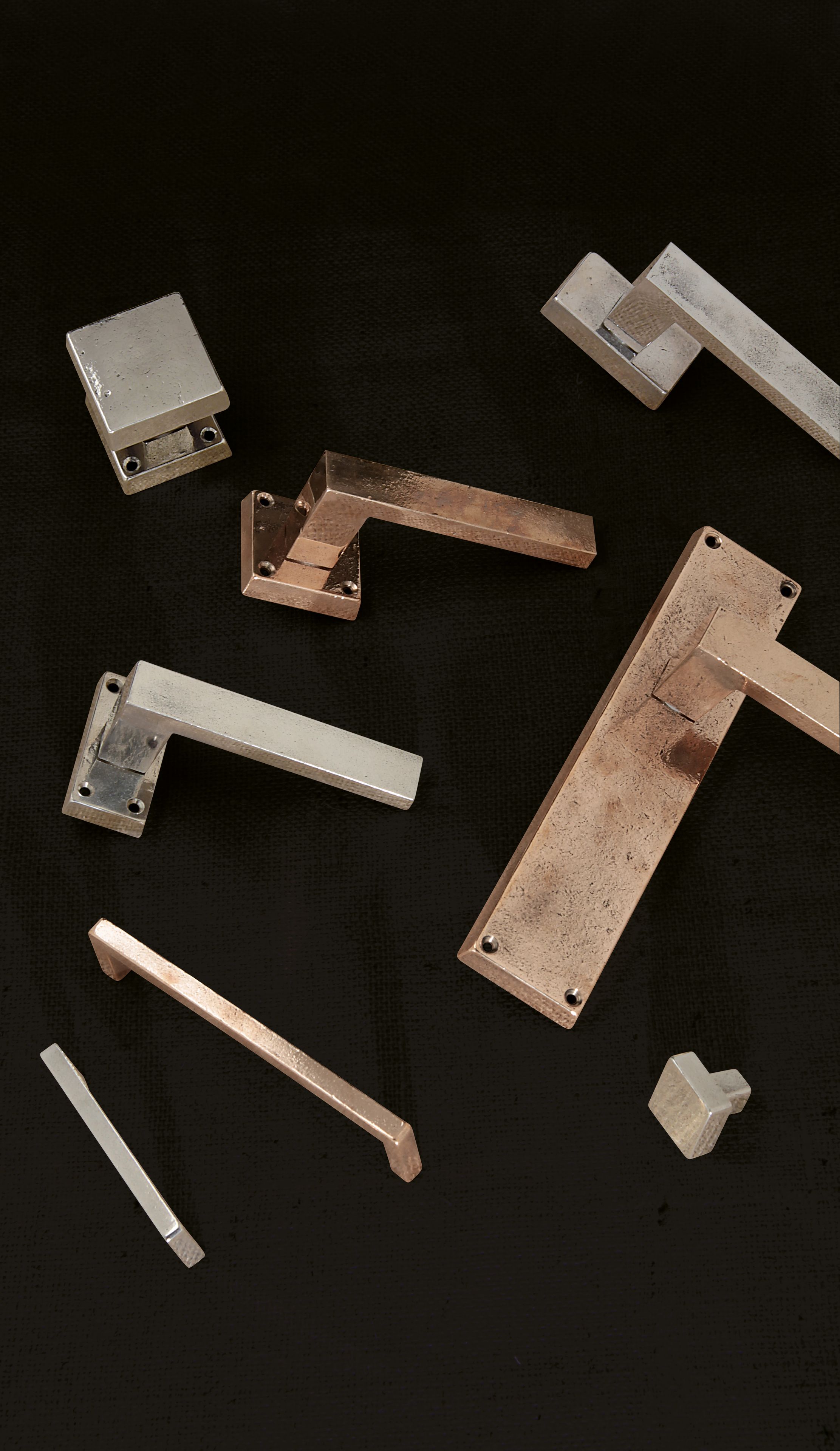 Бронзовая ручка на розетке с насадкой GIARA ART DESIGN-BRONZE гладкая ARCH-00099630 - Вид №3