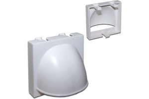 16466327 Кабельный открытый ввод 45х45, белый LAN-SIP-23CO-WH LANMASTER