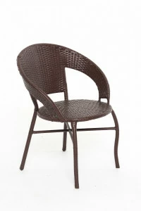 Кресло коричневое из искусственного ротанга GG-04-06 VINOTTI  00-3885169 Коричневый