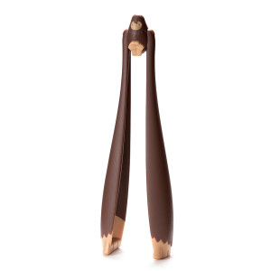 OT868 Щипцы салатные big foot коричневые OTOTO