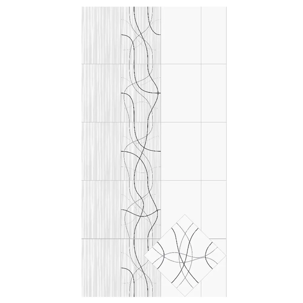 Глазурованный керамогранит Керамин Аляска 40x40 см 1.76 м² матовый цвет белый/серый STLM-2099729 - Вид №5