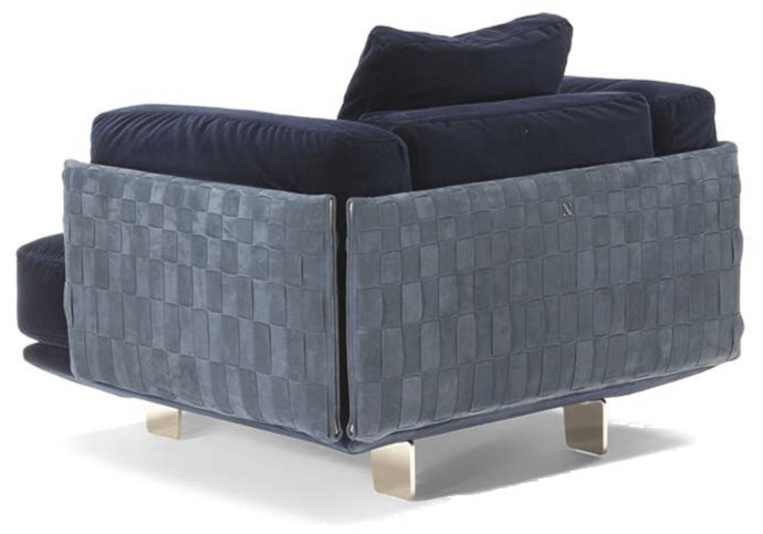 Natuzzi Кресло из ткани с подлокотниками Campus sun-id-1390881 - Вид №1