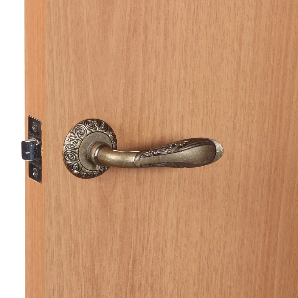 Ручки дверные на розетке EDS-71-20, цвет состаренная бронза EDSON STLM-2202942 - Вид №5