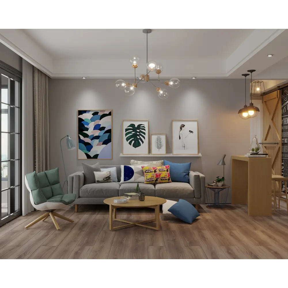 Ламинат «Дуб Ингвар» 33 класс толщина 8 мм с фаской 2.153 м² 84721308 STLM-2109045 ARTFLOOR  - Вид №5