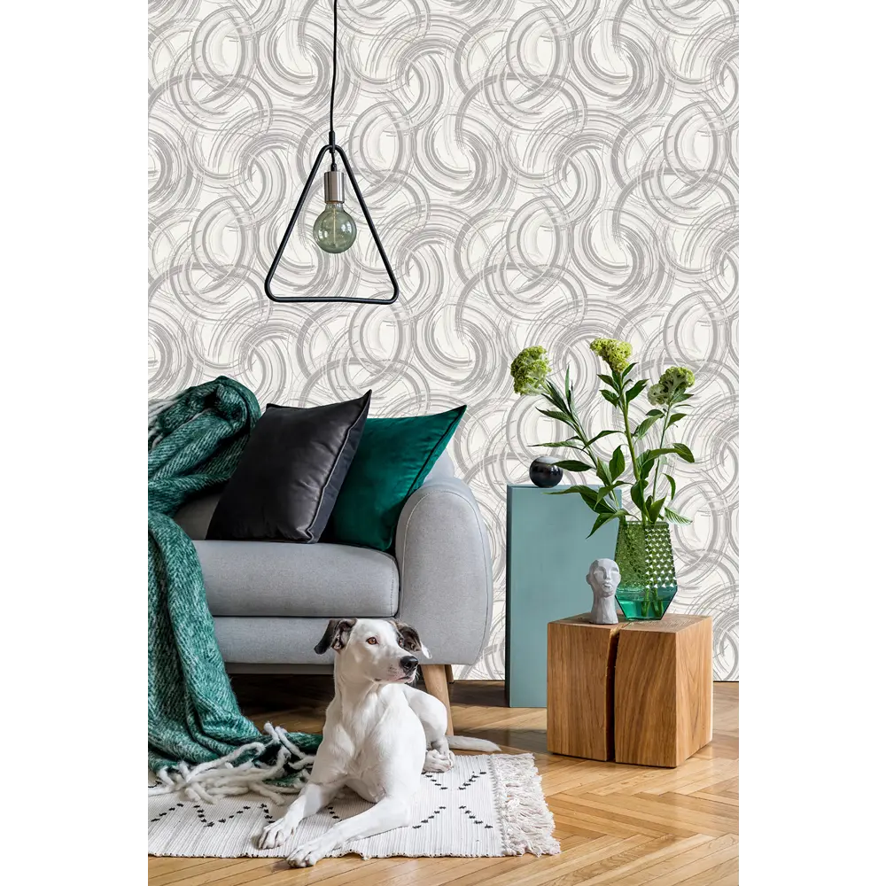 Обои флизелиновые Vog Collection Dekart 2 серые 1.06 м VV72626-41 STLM-2190369 - Вид №3